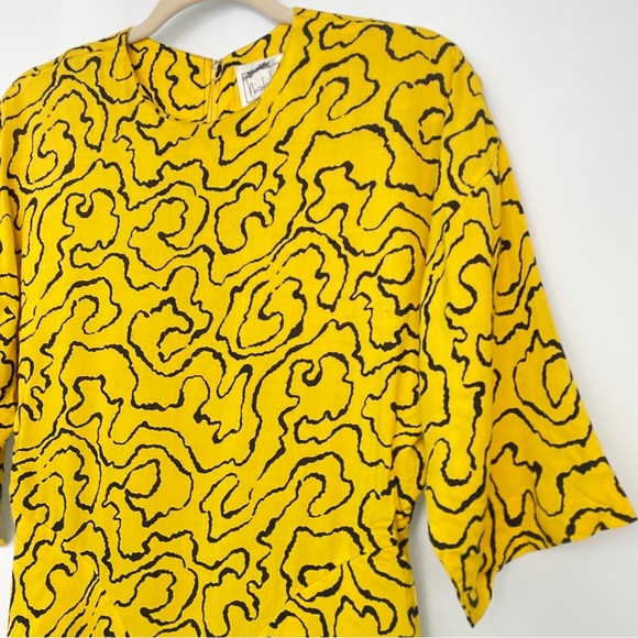 Vintage Nicole Miller Abstract Dress Limited Edition - Picture 11 of 14
